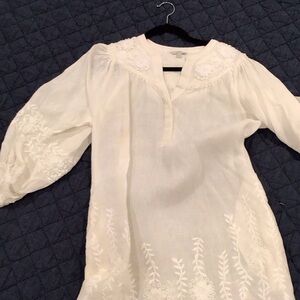 White Embroidered dress